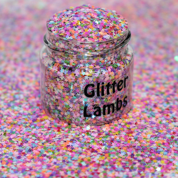 Prismatic Stars  (1mm) (0.40) Pastel Tiny Glitter For Nail Art, Resin, Snowglobe Tumbler Cups, Arts and Crafts