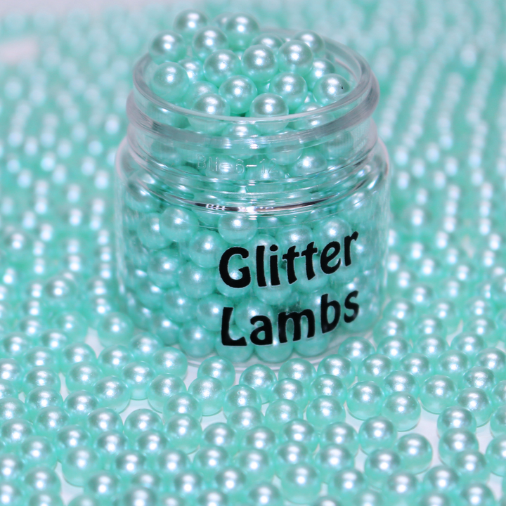 Quick! Order More Bubble Bath Pearl Faux Beads 4mm 10 Gram Bag by GlitterLambs.com