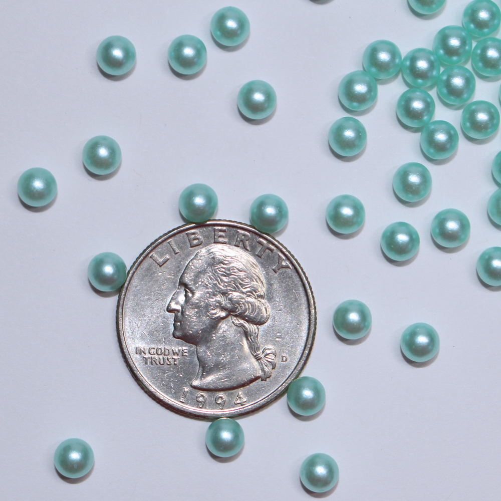 Quick! Order More Bubble Bath Pearl Faux Beads 4mm 10 Gram Bag by GlitterLambs.com