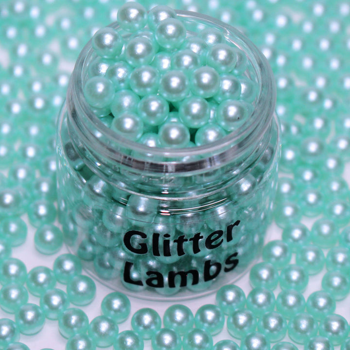 Quick! Order More Bubble Bath Pearl Faux Beads 4mm 10 Gram Bag by GlitterLambs.com