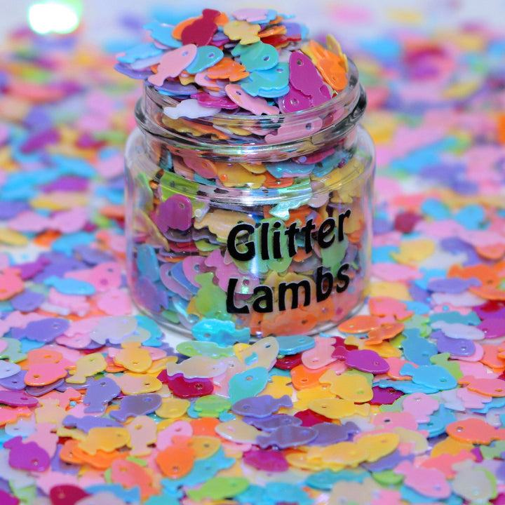 Rainbow Reef Magic Fish Glitter by GlitterLambs.com