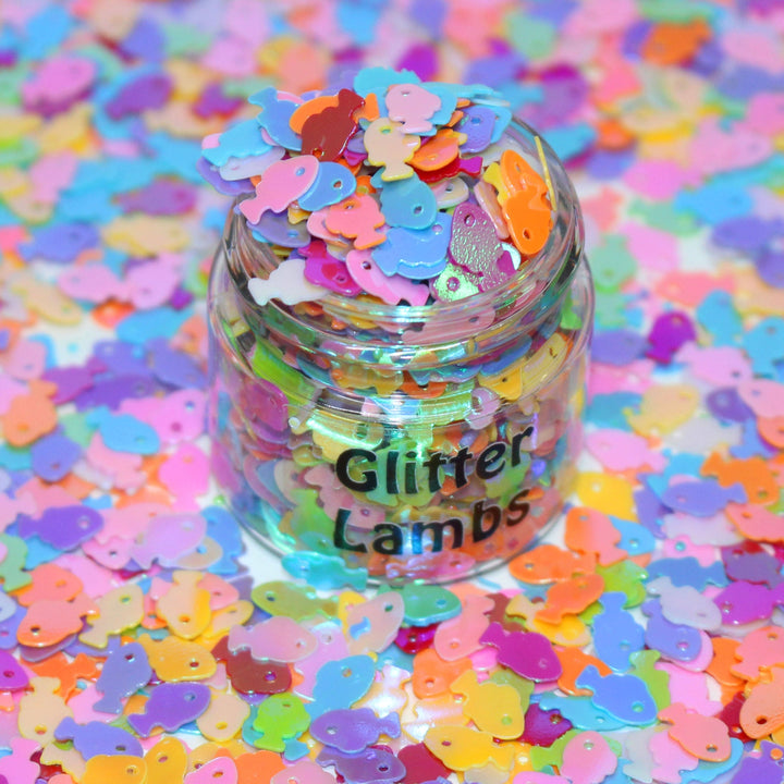Rainbow Reef Magic Fish Glitter by GlitterLambs.com