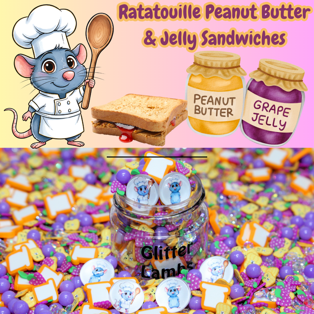 Ratatouille Peanut Butter &amp; Jelly Sandwiches