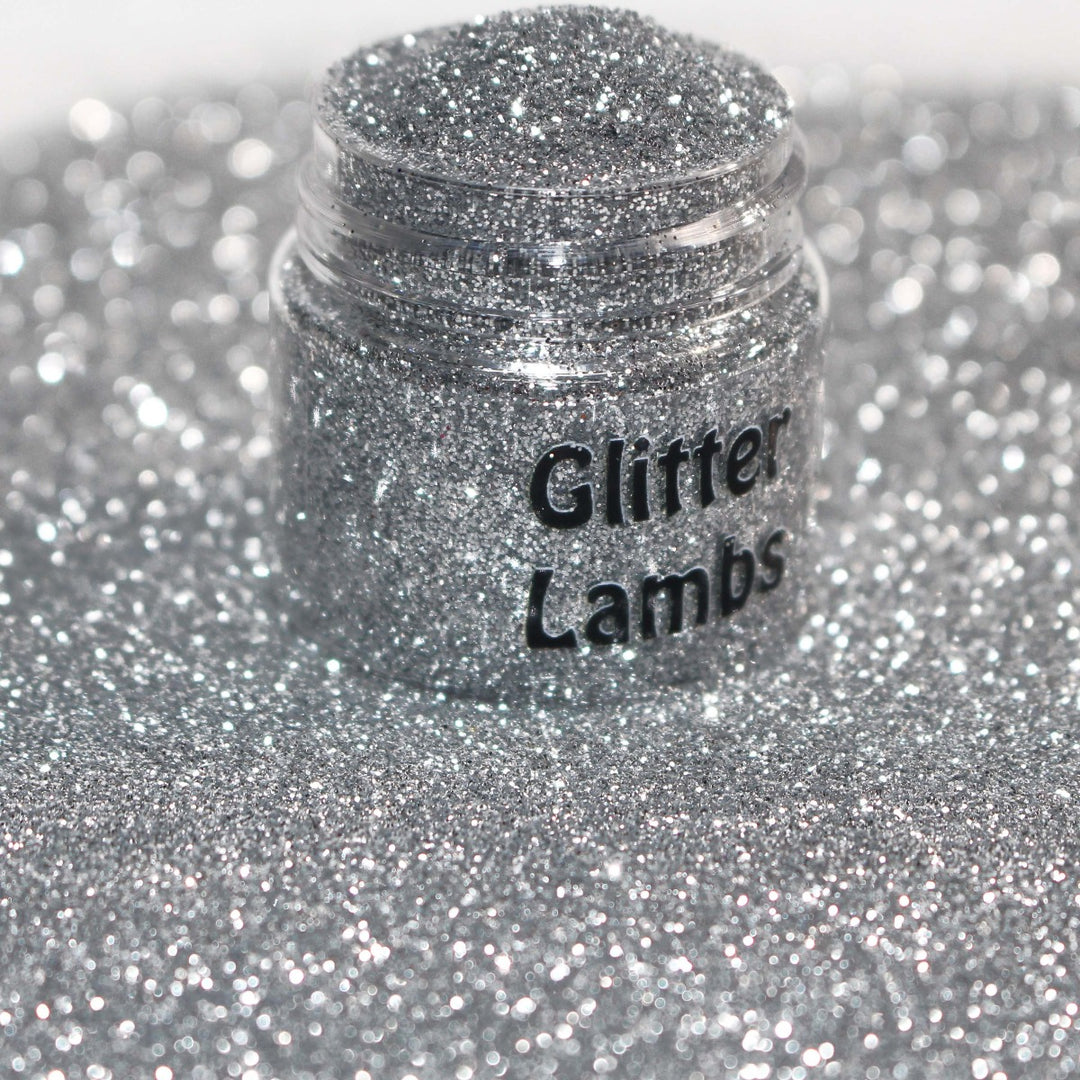 Silver Spoon Glitter (.008) by GlitterLambs.com
