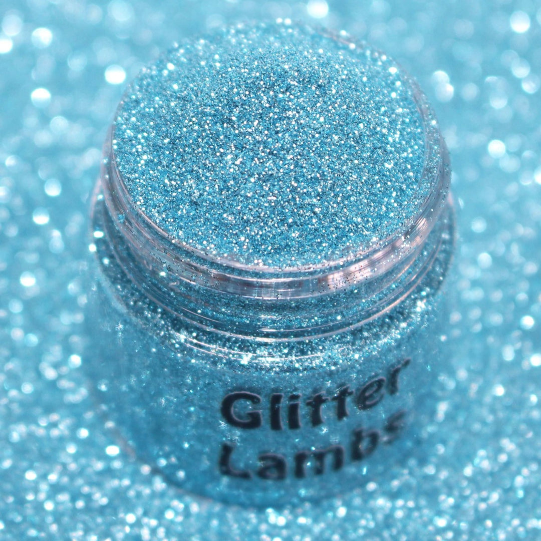 Sky's The Limit Blue Metallic Hex Glitter (.004) by GlitterLambs.com