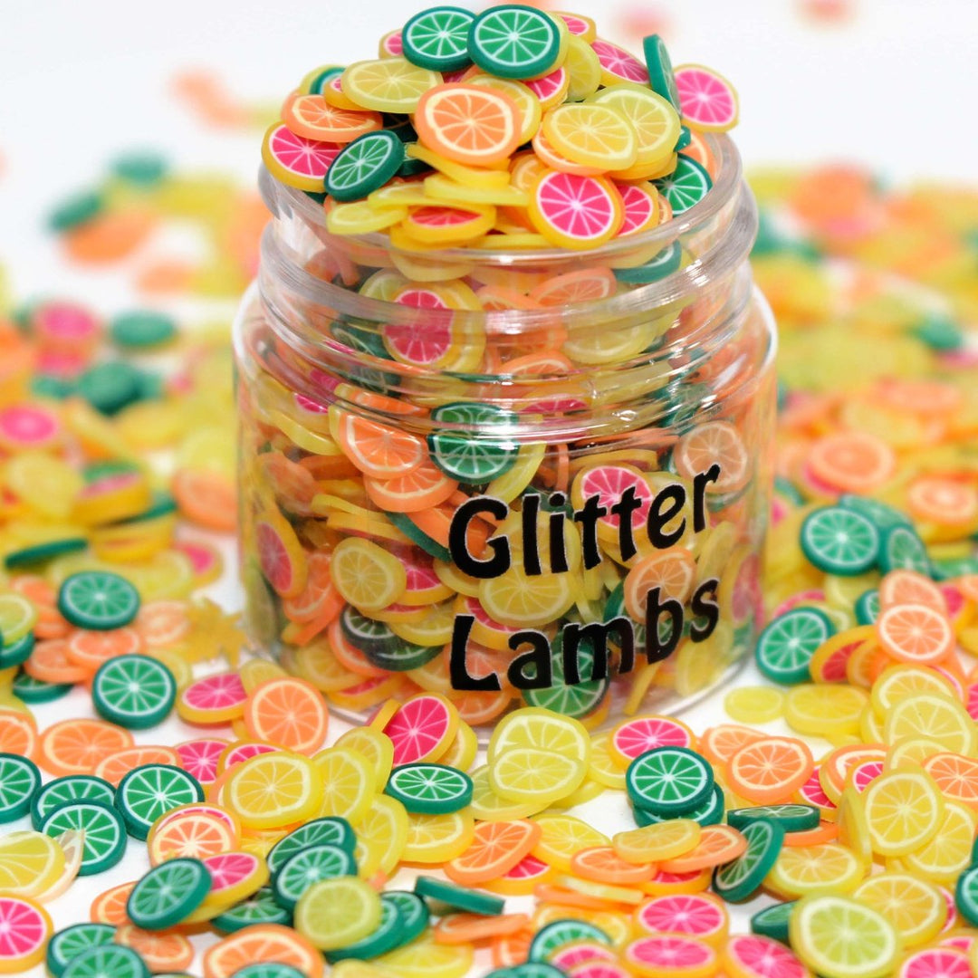 Slice Of Tropical Fun clay sprinkles by GlitterLambs.com