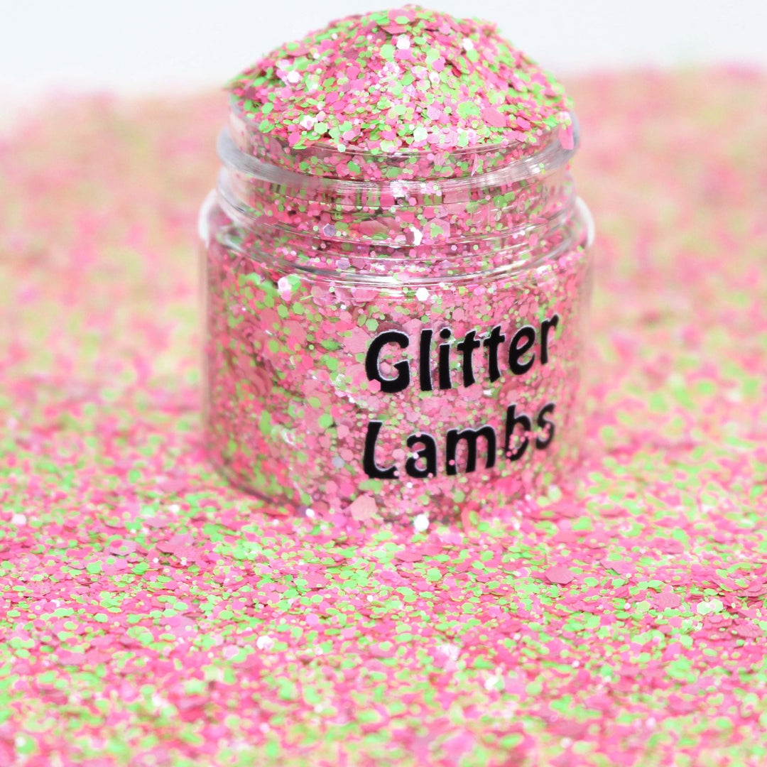 Spring Into Spring Glitter By GlitterLambs.com. Glitter for nail art, arts and crafts.