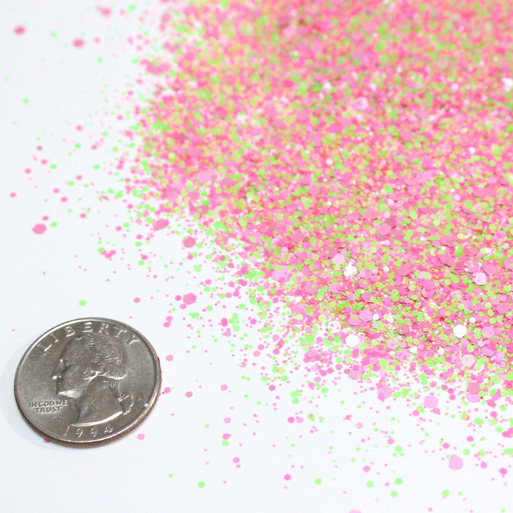 Spring Into Spring Glitter By GlitterLambs.com. Glitter for nail art, arts and crafts.