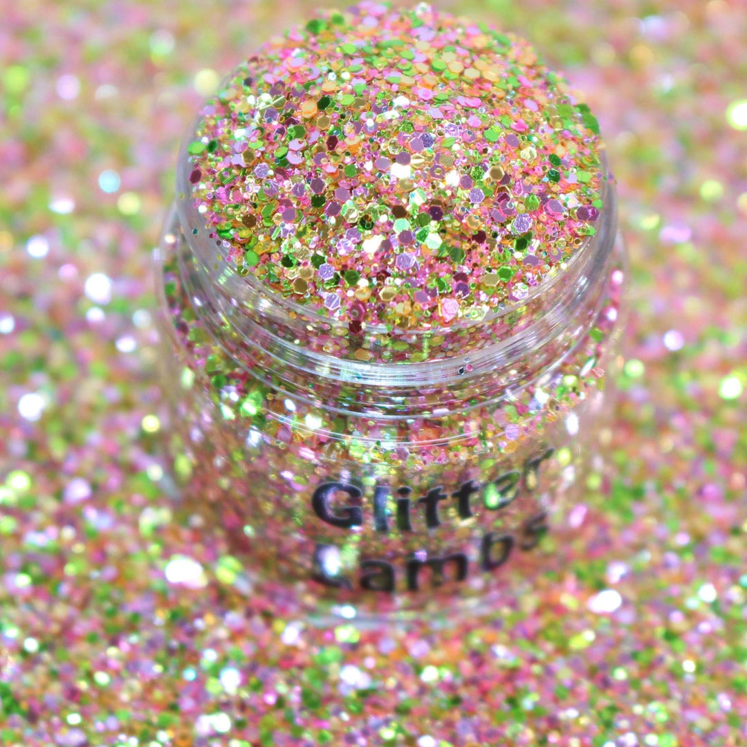 Spring Warm-Up Glitter by GlitterLambs.com. Great for nail art, arts and crafts, etc.