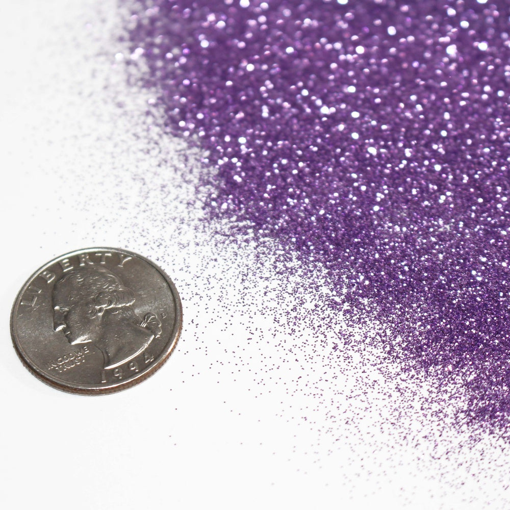 Squeezable Jelly Purple Glitter (.008) by GlitterLambs.com