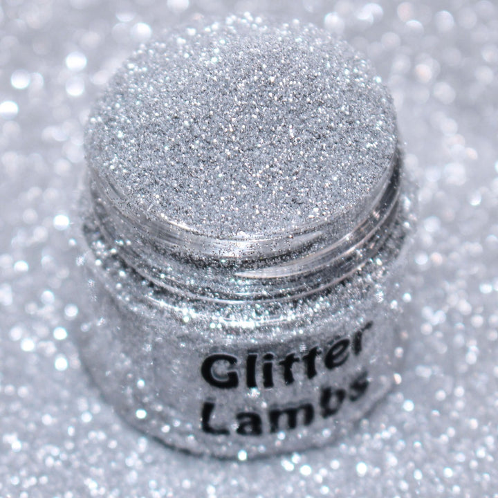 Star Dust Silver Metallic Hex Glitter .004 by GlitterLambs.com