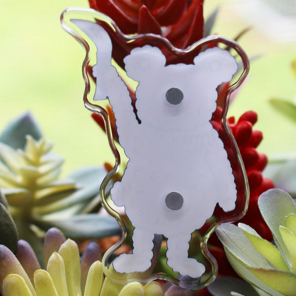 Killer Teddy Bear With Knife Halloween Magnet