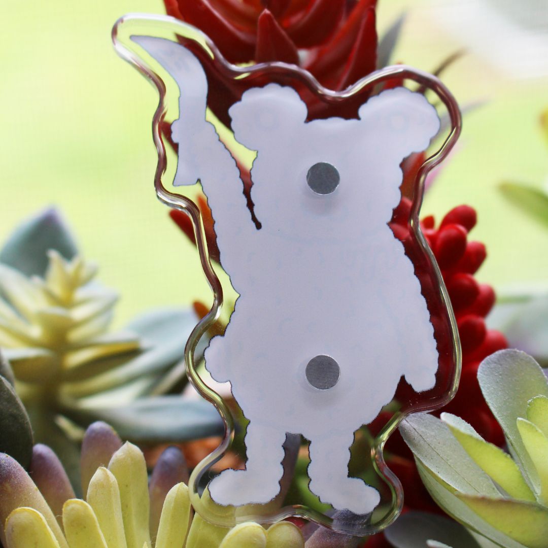 Killer Teddy Bear With Knife Halloween Magnet