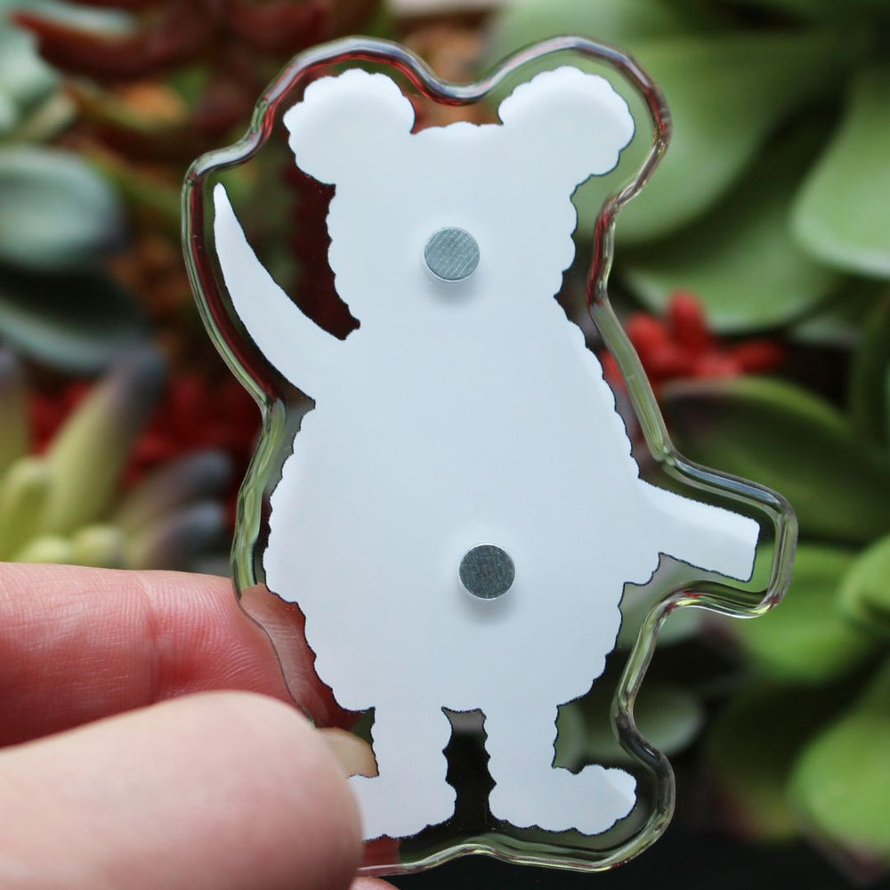 Killer Teddy Bear With Sword Halloween Magnet