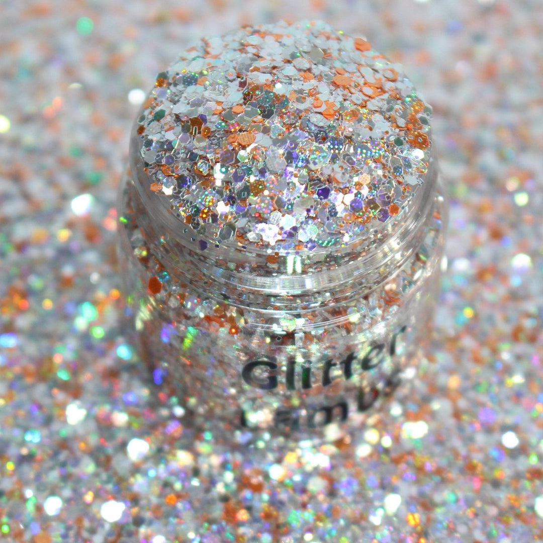 The Gingerbread Babies Poured Powdered Soft Drink Mix Into My Makeup Palette Christmas Glitter by GlitterLambs.com