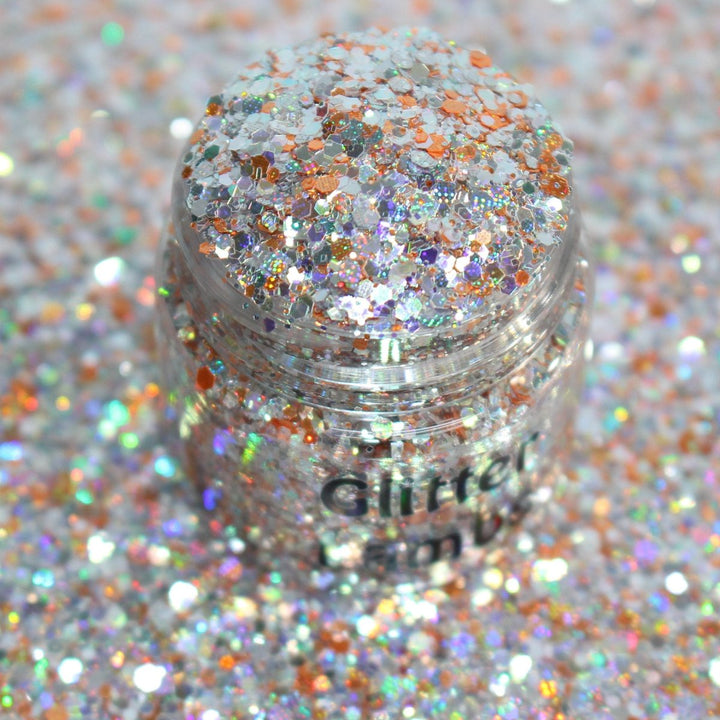 The Gingerbread Babies Poured Powdered Soft Drink Mix Into My Makeup Palette Christmas Glitter by GlitterLambs.com