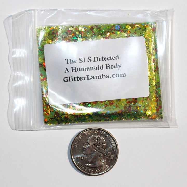 The SLS Detected A Humanoid Body glitter by GlitterLambs.com