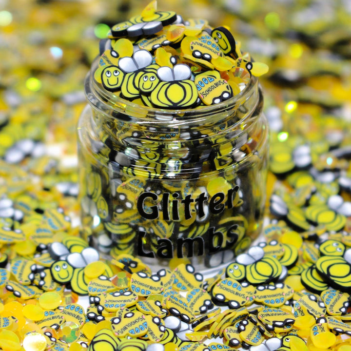 The Bees On The Bus Go Round And Round Clay Sprinkles by GlitterLambs.com