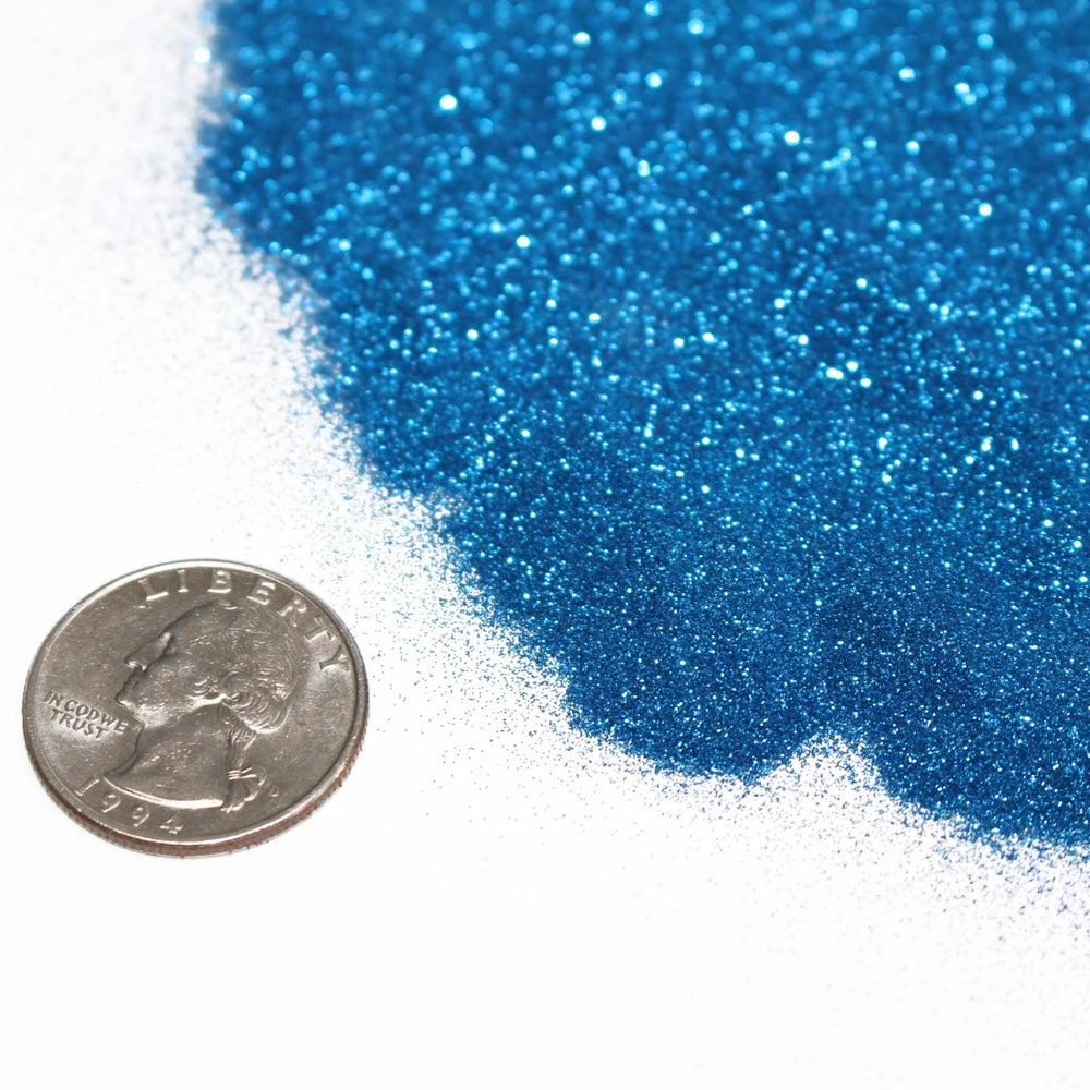Water Bill Blue Metallic Hex Glitter (.004)