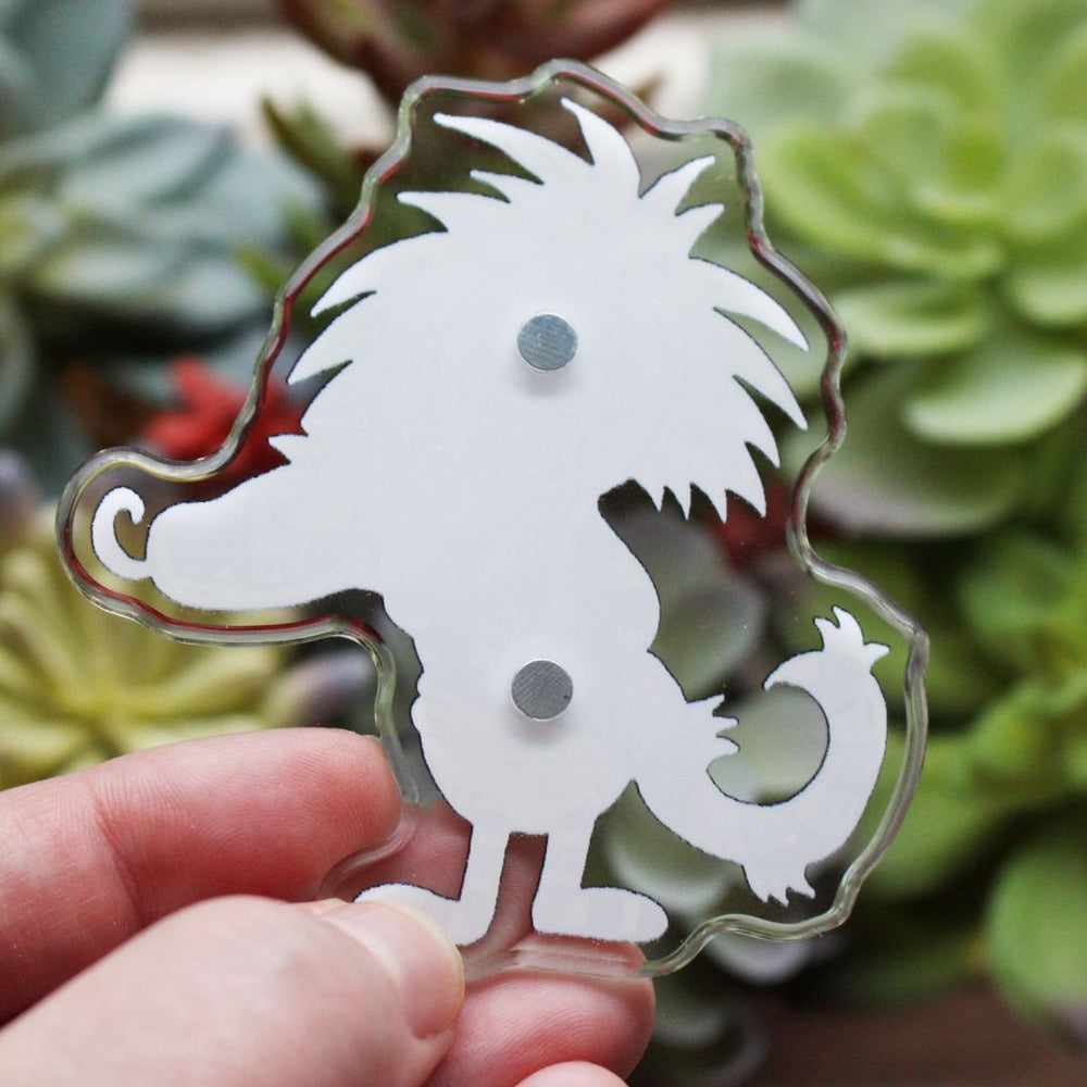 Baby Beetlejuice Sandworm Halloween Magnet