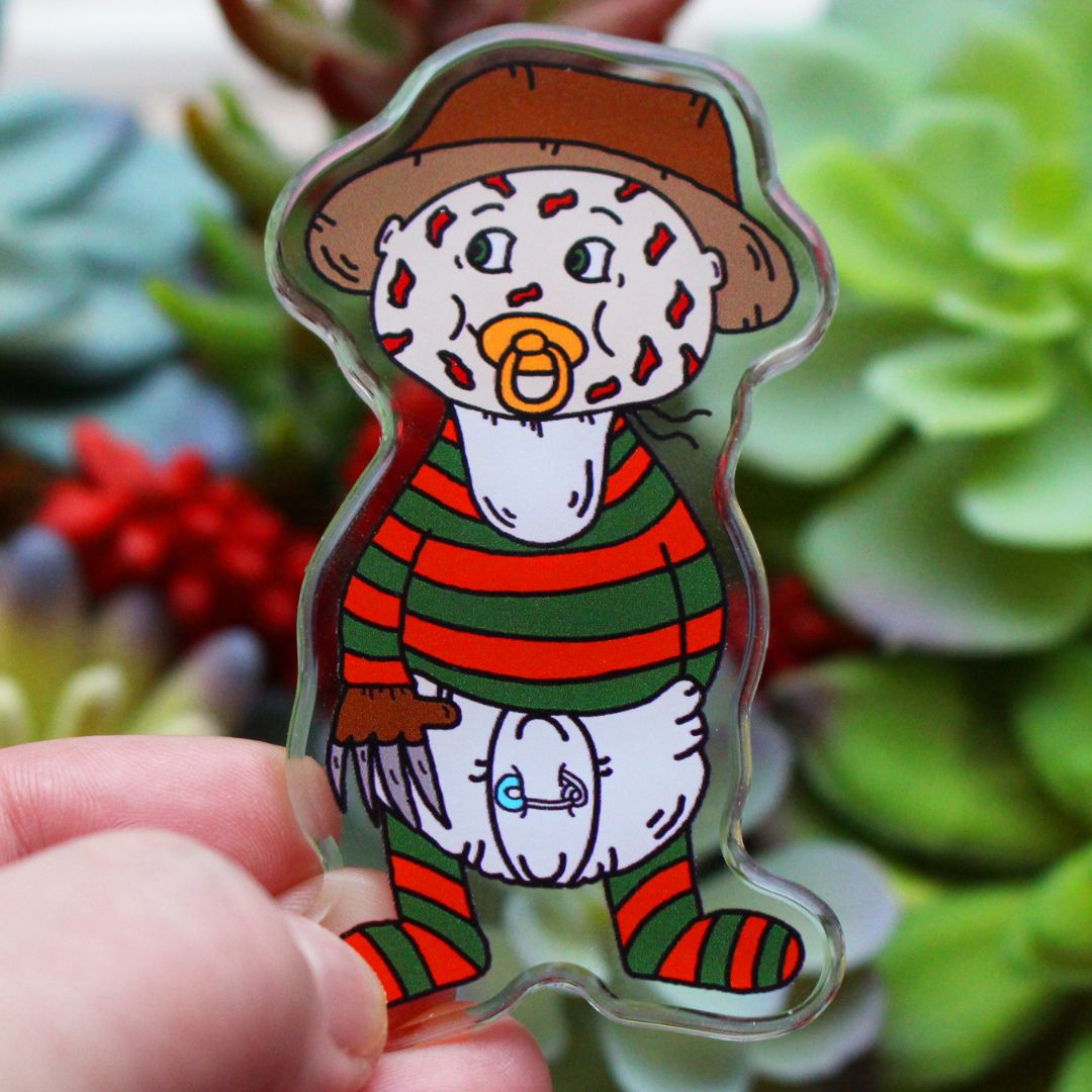 Baby Freddy Krueger Halloween Magnet A Nightmare On Elm Street