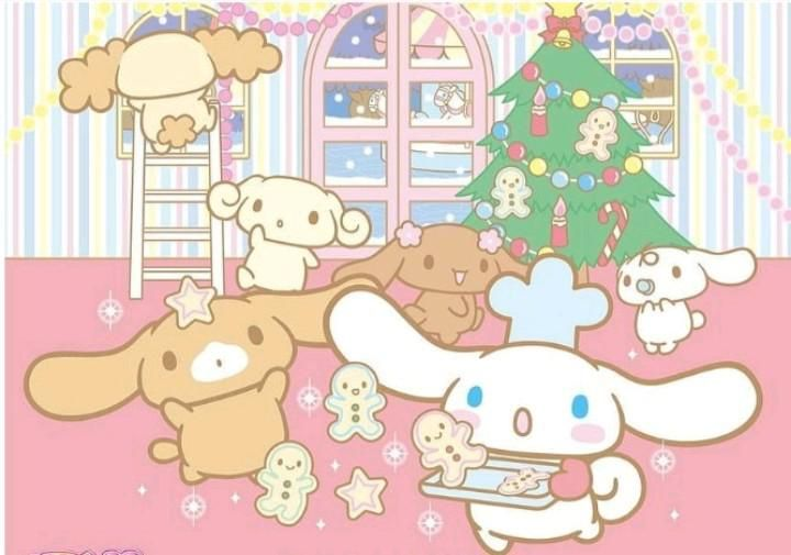 Cinnamoroll Baked Gingerbread Cookies