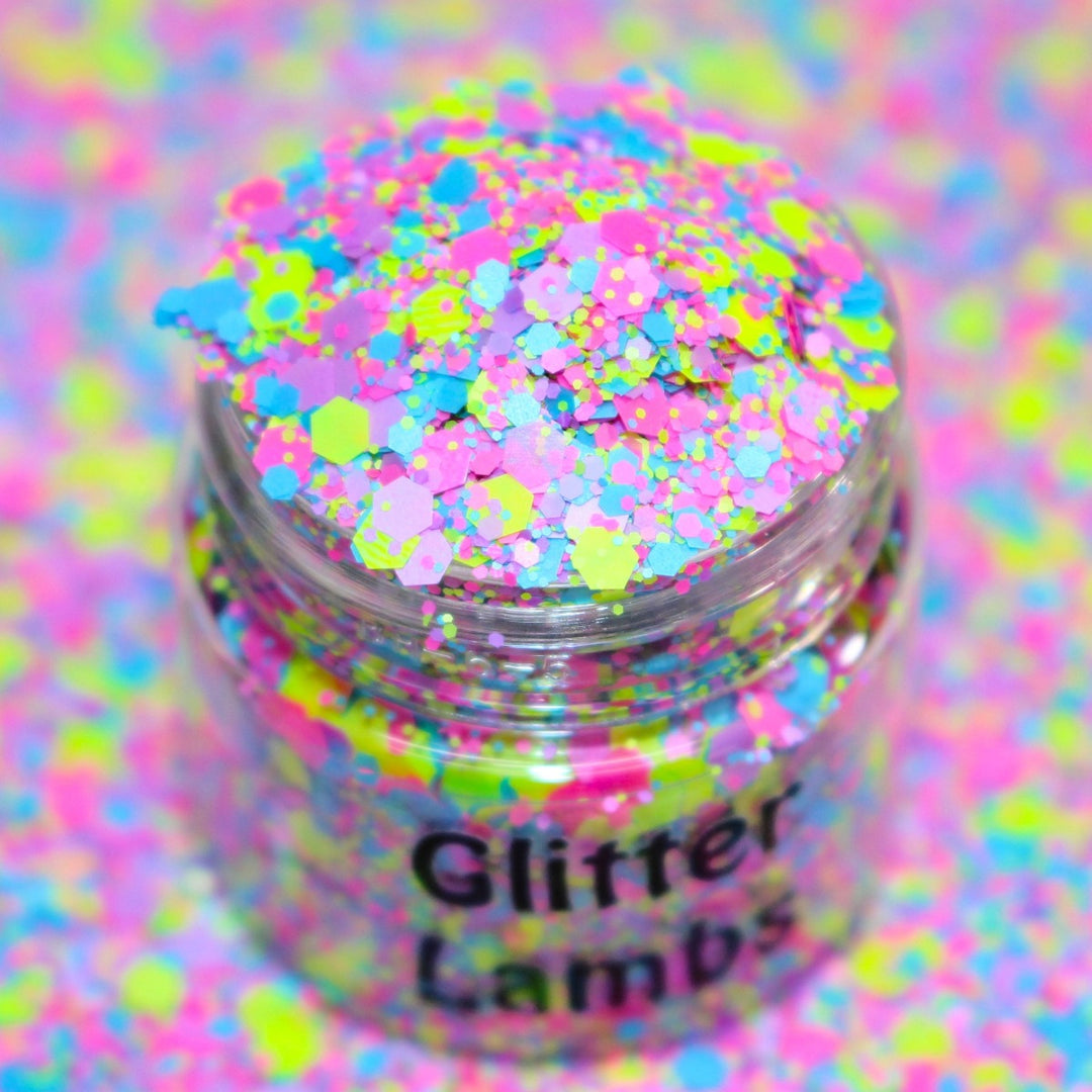 Costume Makeup neon glitter by GlitterLambs.com