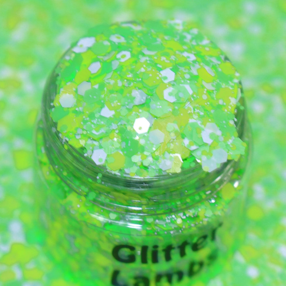 Limeade Soda Pop Glitter by GlitterLambs.com