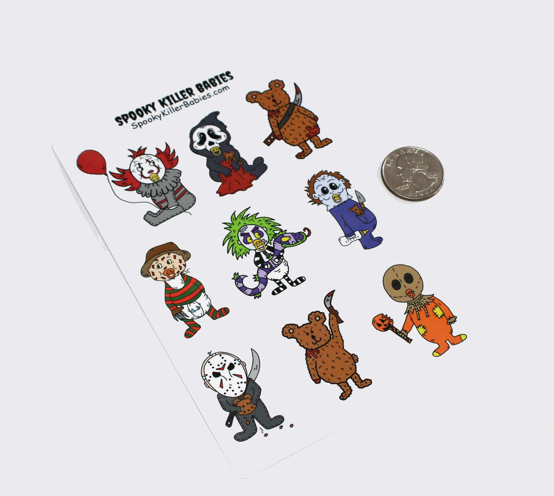 Spooky Halloween Sticker Sheet