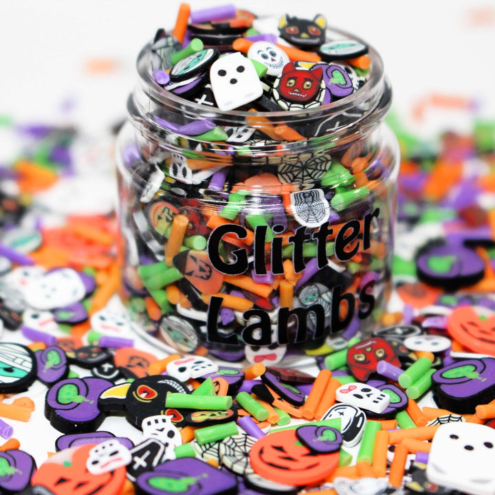 A Spooking We Will Go Halloween Clay Sprinkles by GlitterLambs.com
