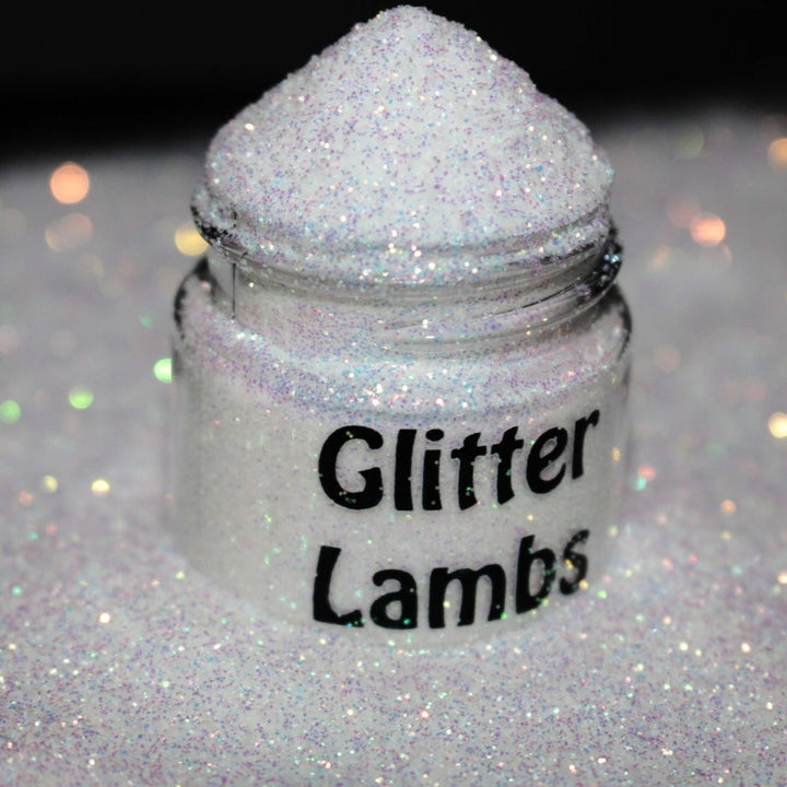 Aries Glitter UV Color Changing Glitter White To Purple/Pink by GlitterLambs.com