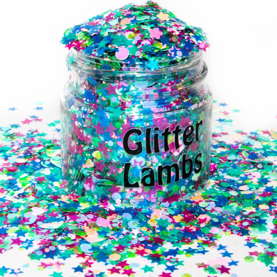 Aurora's Fairy Godmothers glitter. Great for crafts, nails, resin, body, hair, etc. by GlitterLambs.com
