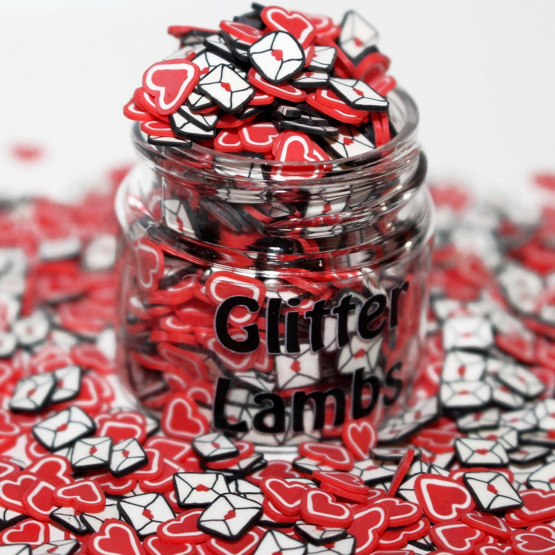 Be My Valentine Clay Sprinkles by GlitterLambs.com