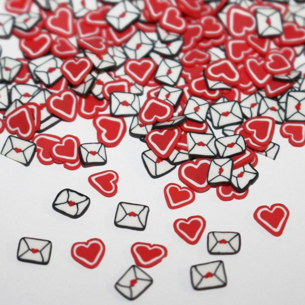 Be My Valentine Clay Sprinkles by GlitterLambs.com