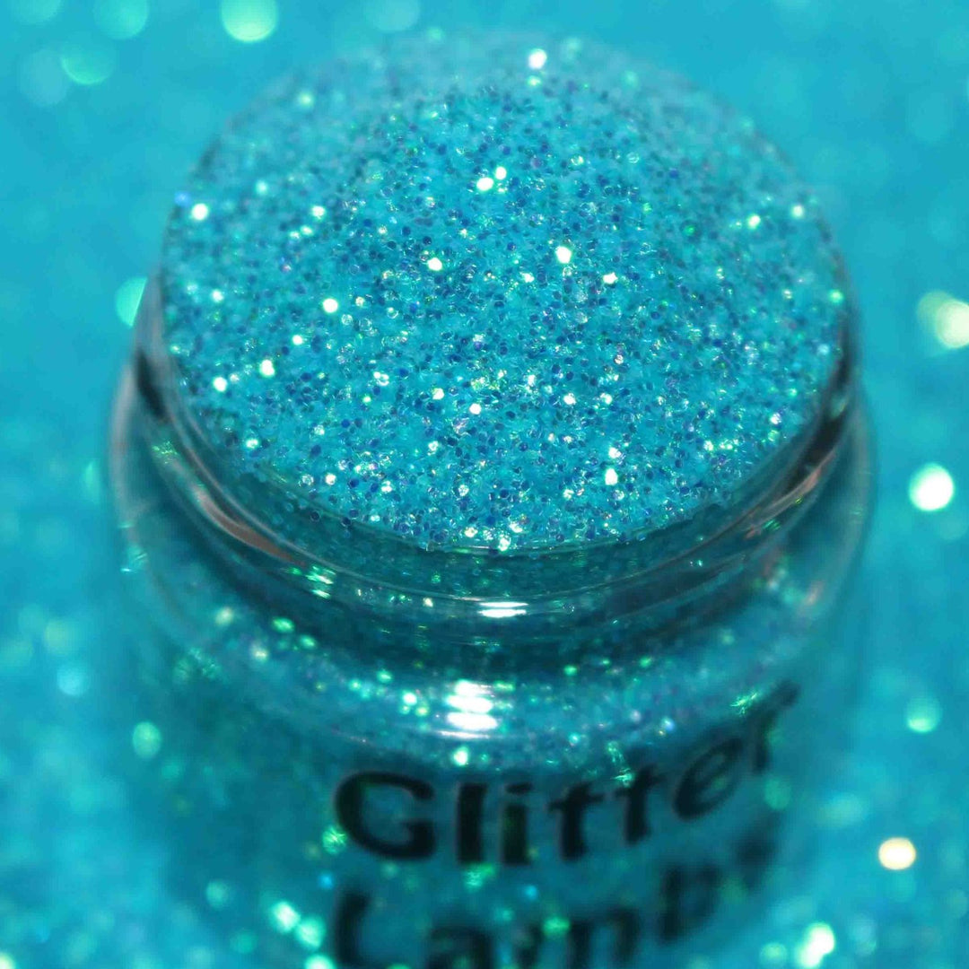 Blueberry Lollipop Blue Iridescent Glitter by GlitterLambs.com