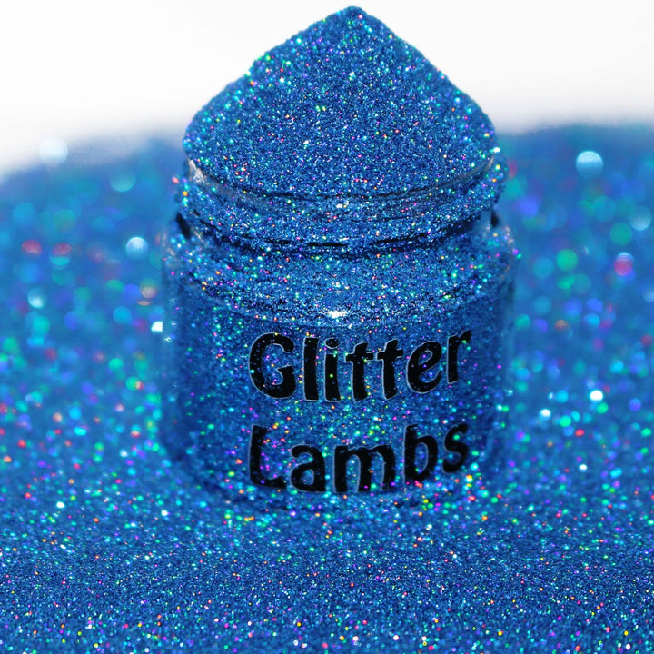 Blueberry Muffins Glitter by GlitterLambs.com | Blue Holographic Glitter
