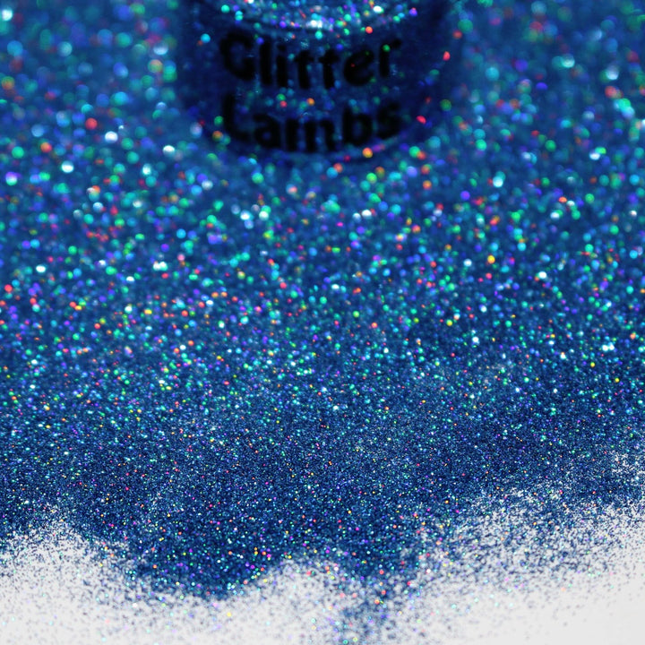Blueberry Muffins Glitter by GlitterLambs.com | Blue Holographic Glitter