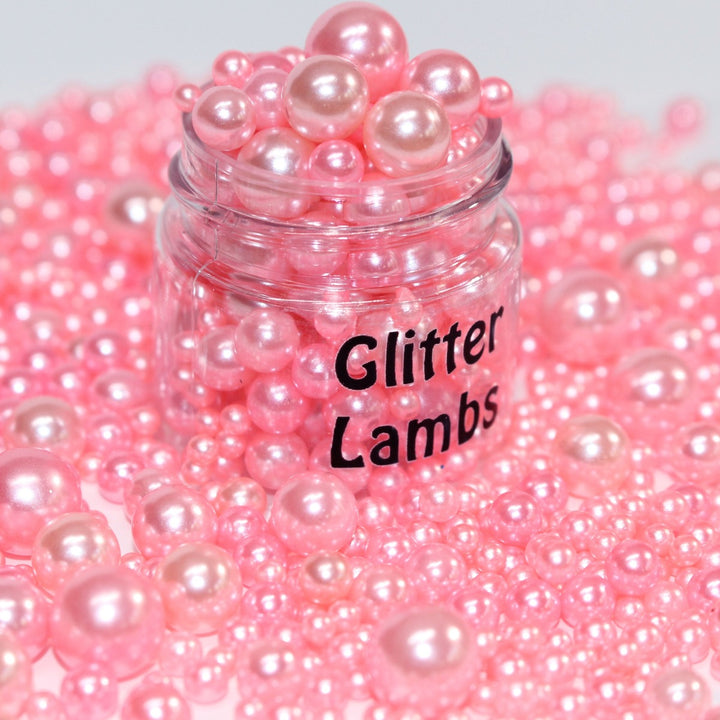 Blushing Fairy Pink Beads 3-10mm by GlitterLambs.com