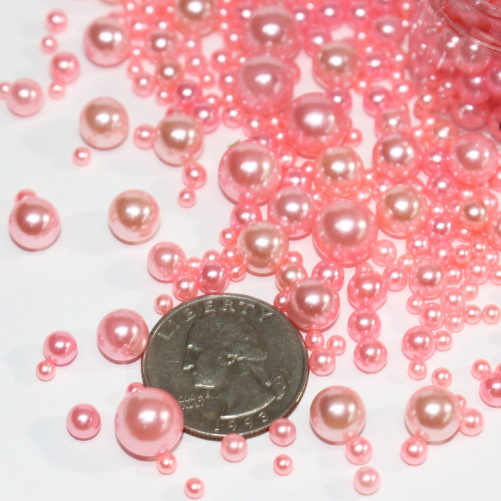 Blushing Fairy Pink Beads 3-10mm by GlitterLambs.com Arts & Entertainment > Hobbies & Creative Arts > Arts & Crafts > Art & Crafting Materials > Embellishments & Trims > Beads