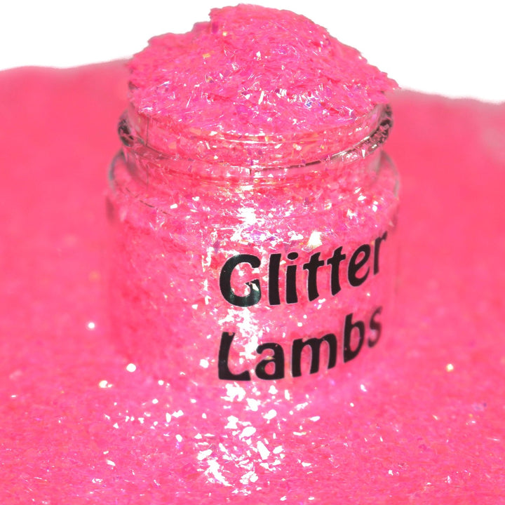 Christmas Slippers Pink Glitter by GlitterLambs.com