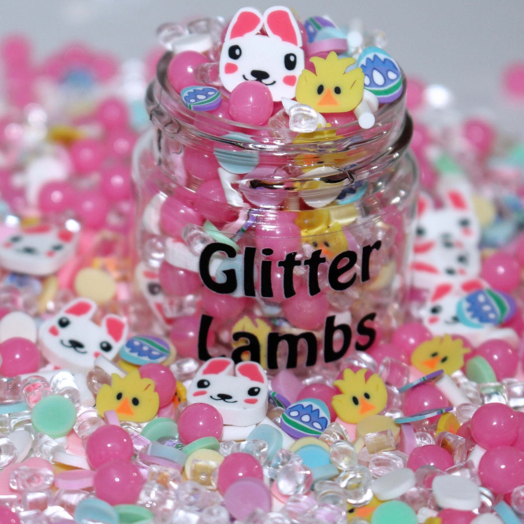 Bunnies And Eggs And Chicks, Oh My! Clay Sprinkles by GlitterLambs.com