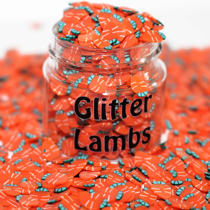 Bunny Carrots Clay Sprinkles by GlitterLambs.com