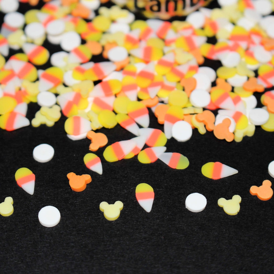 Candy Corn Mouse Fake Clay Sprinkles by GlitterLambs.com