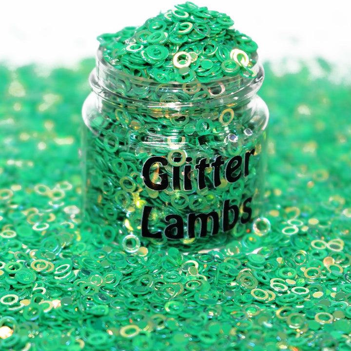 Cucumber Green Glitter by GlitterLambs.com