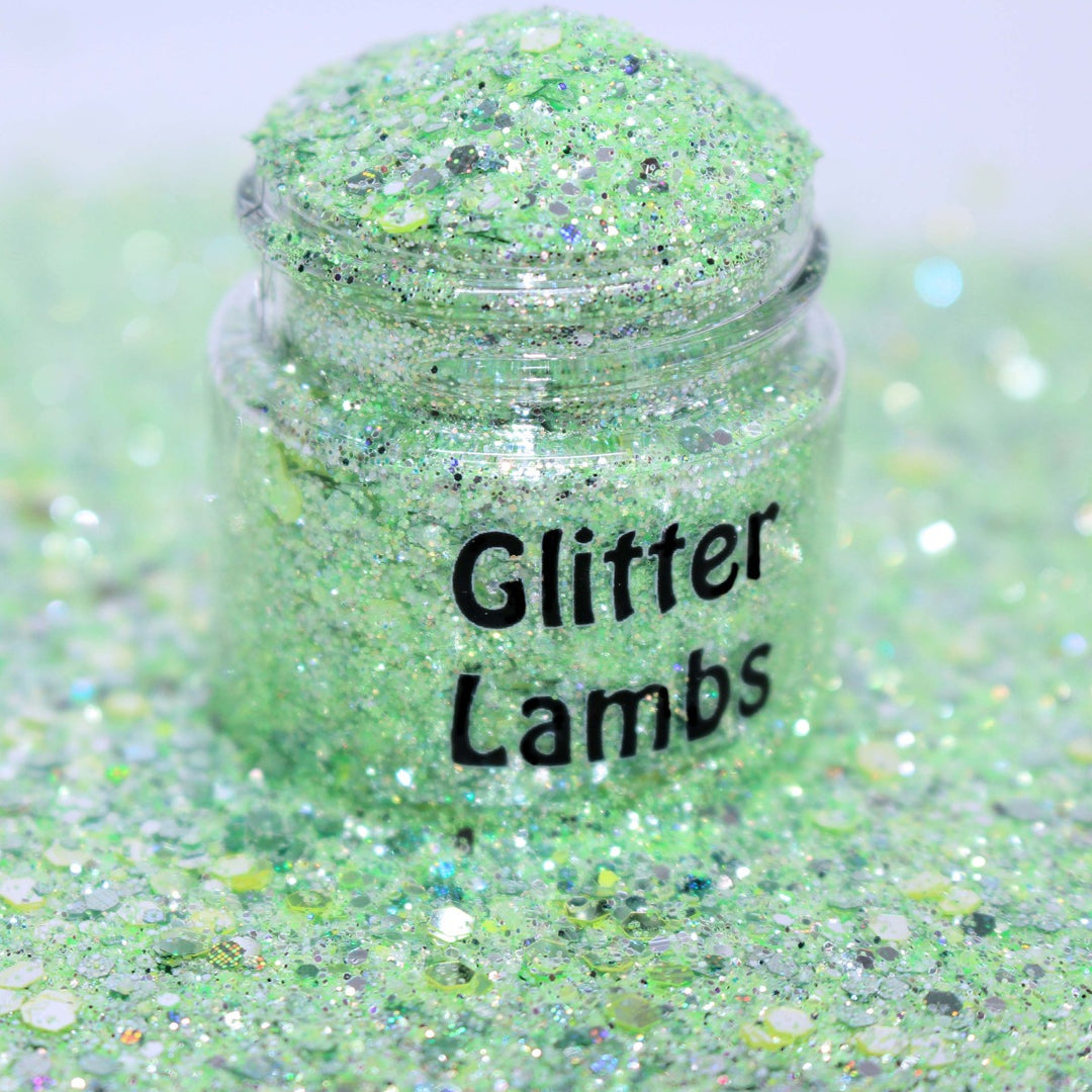 Easter Basket Grass Glitter by GlitterLambs.com