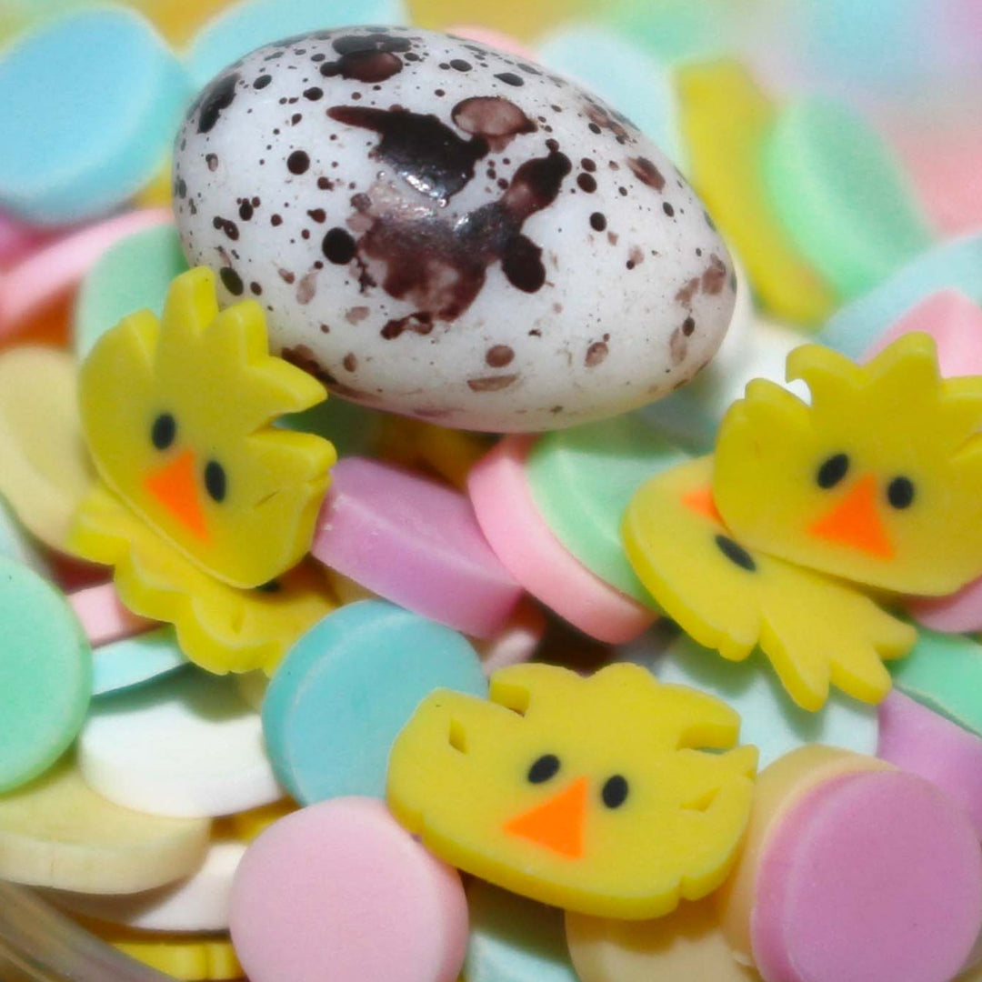 Easter Chicks Clay Sprinkles by GlitterLambs.com