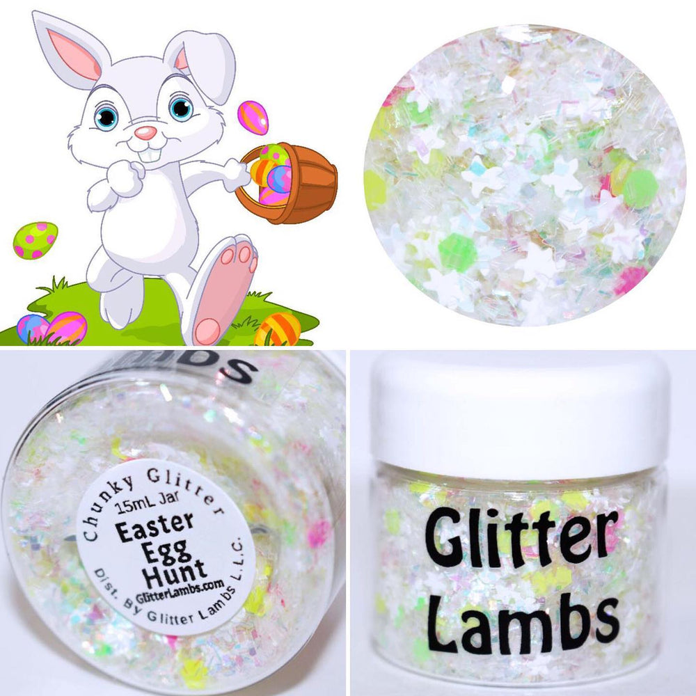 Easter Egg Hunt Glitter by GlitterLambs.com