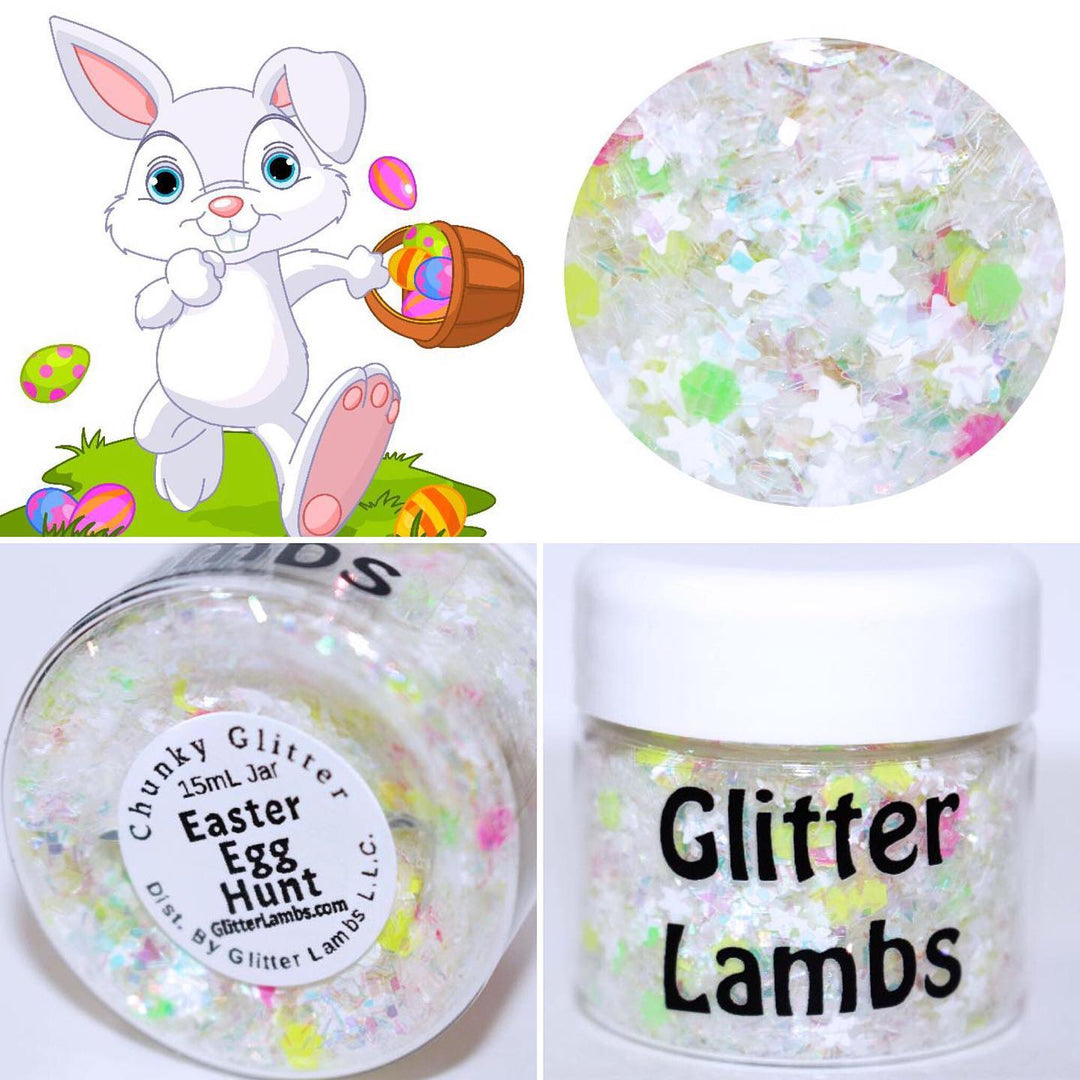 Easter Egg Hunt Glitter by GlitterLambs.com