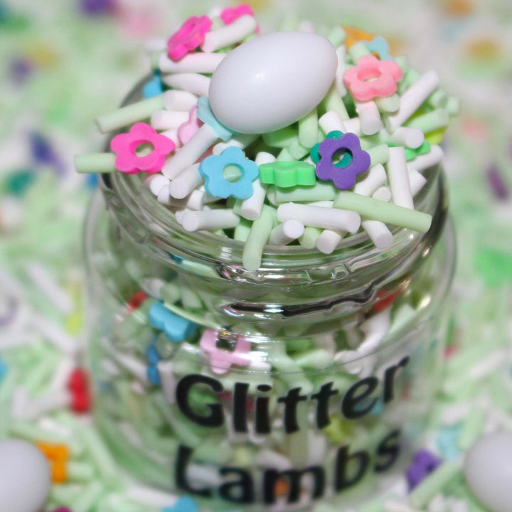 Easter Grass Clay Sprinkles by GlitterLambs.com