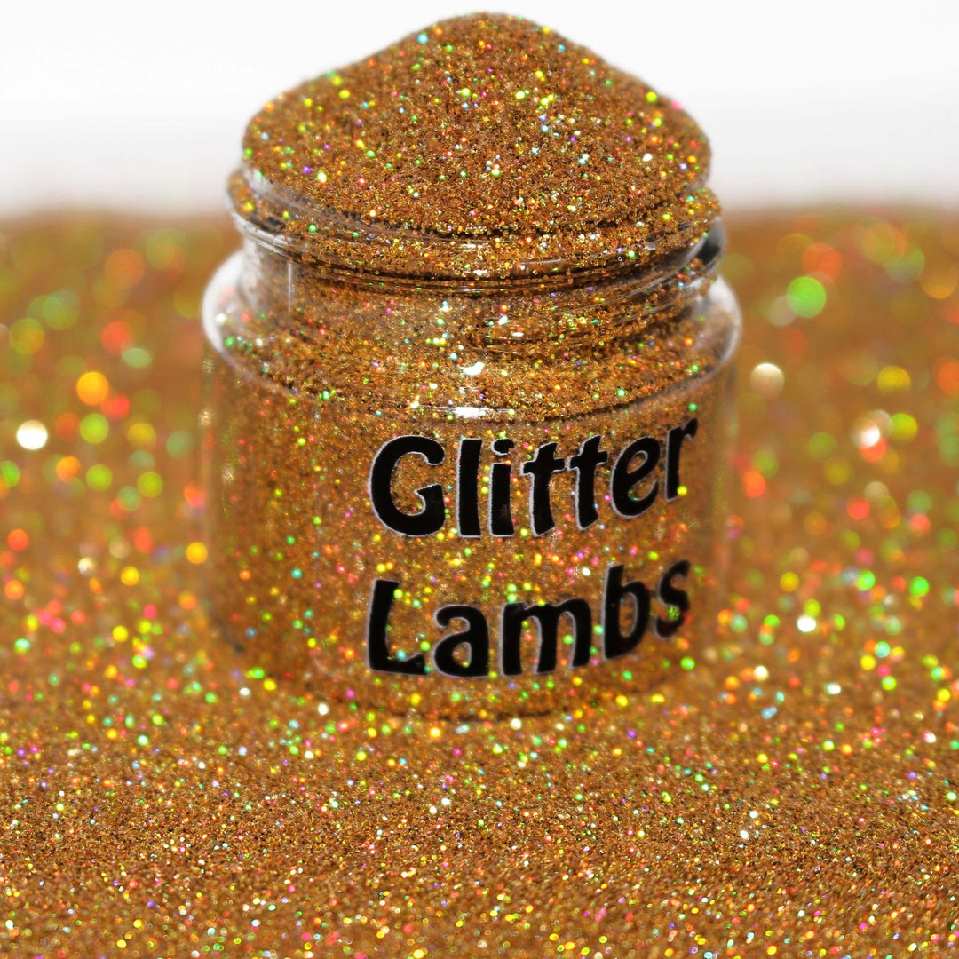 Everything You Touch Turns To Gold Holographic Glitter by GlitterLambs.com (.008)